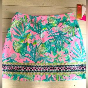 Lilly Pulitzer Monica Skort | Size 14(Plus) | Coral Print